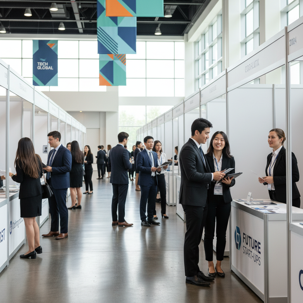 Photorealistic, high-quality image for a Korean education blog. Scene: american university graduate job. Style: professional, bright, modern. No text overlays. Landscape orientation, 16:9 ratio.